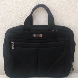 Kenneth Cole Reaction Canvas Briefcase Black